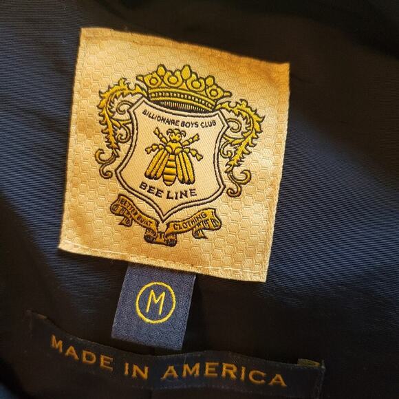 BILLIONAIRE BOYS CLUB BEE LINE PULLOVER HOODED JACKET SIZE M - Picture 5 of 7